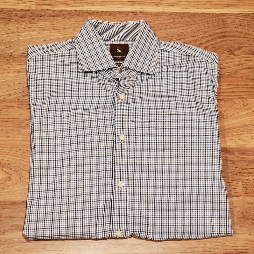 TailorByrd L/S Casual Button Down Dress Shirt L